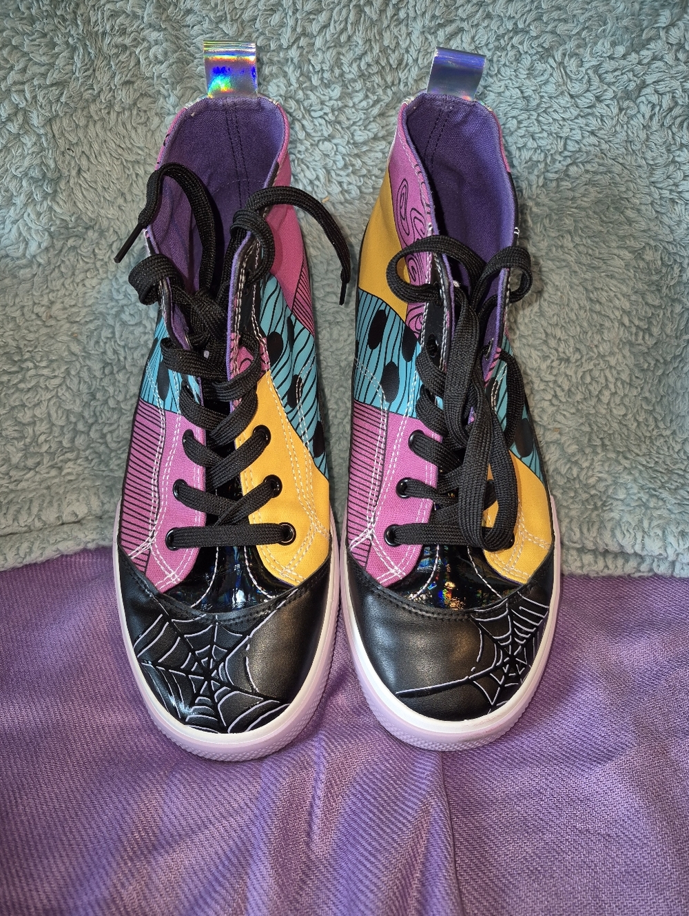 Womens Hi-top Sneakers. TIM BURTON'S "THE NIGHTMARE BEFORE CHRISTMAS."